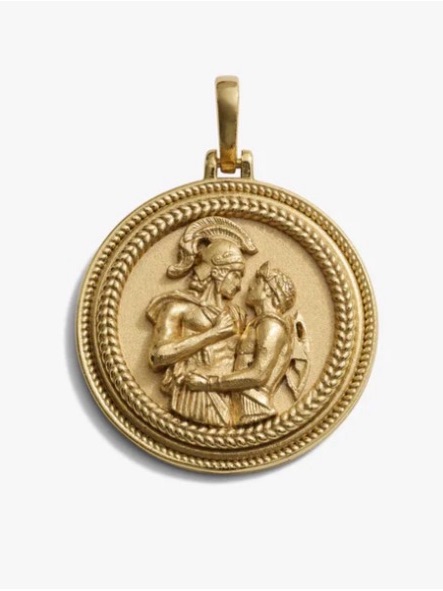 Achilles And Patroclus Pendant Necklace